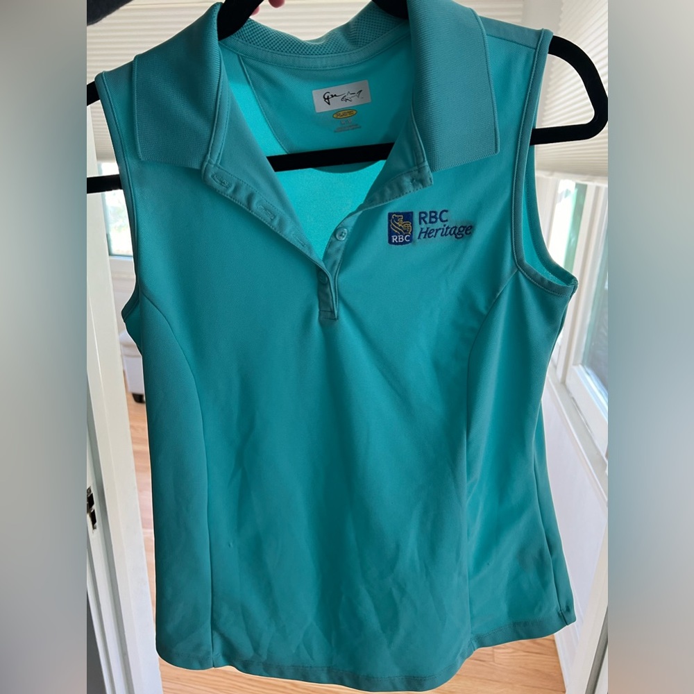Greg Norman RBC Heritage Sleeveless Polo Size Medium